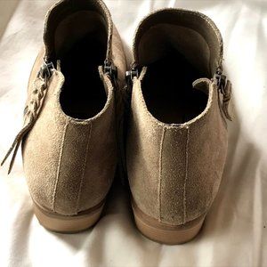 Grey Suede Ankle Boot